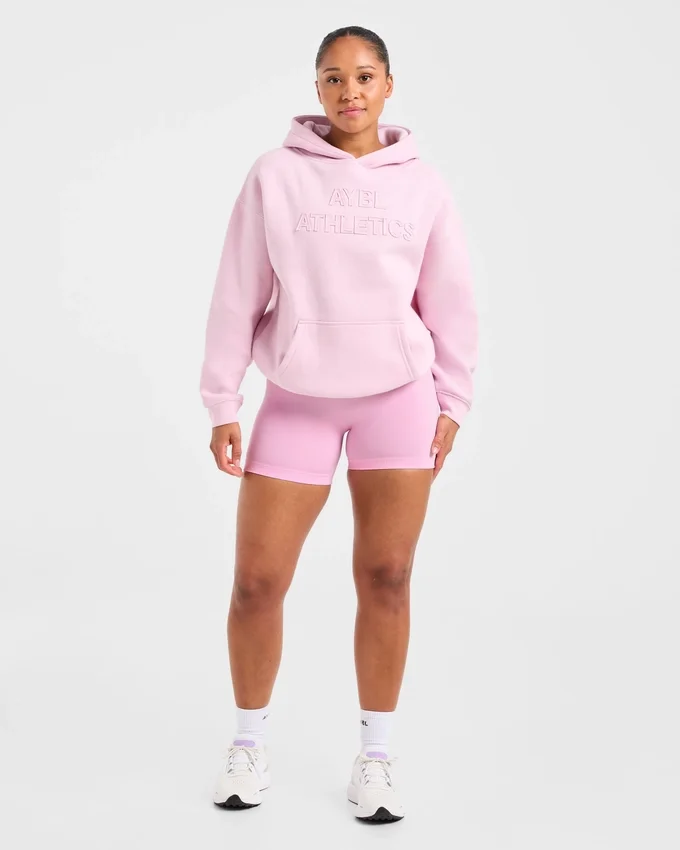Oversized hoodie met ‘Athletics’-applicatie