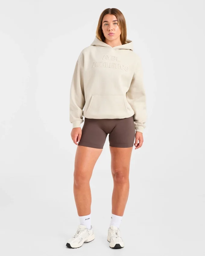 Oversized hoodie met ‘Athletics’-applicatie