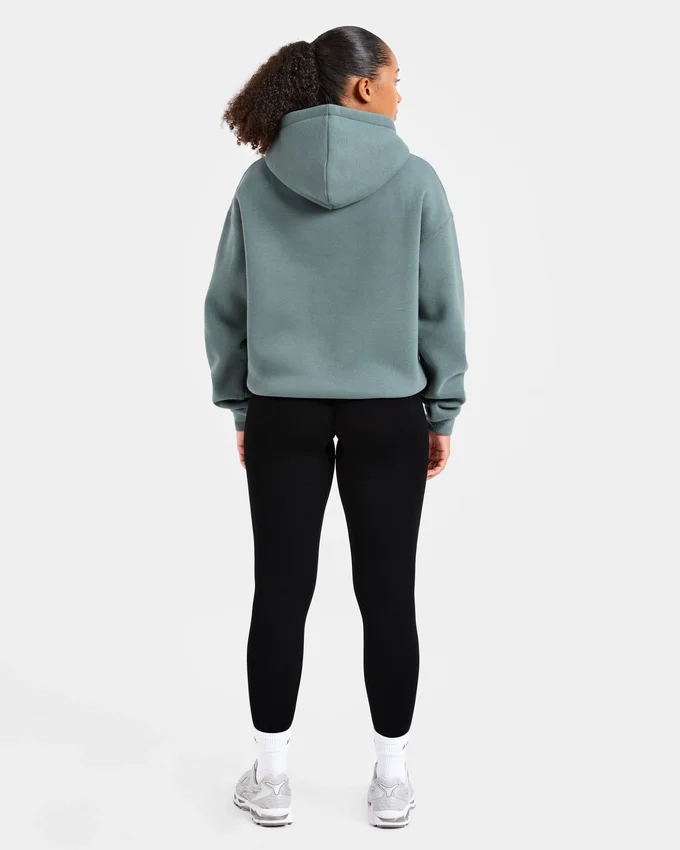 Oversized hoodie met ‘Athletics’-applicatie