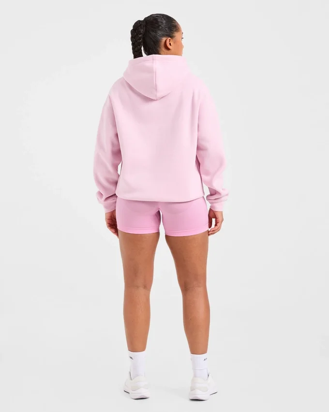 Oversized hoodie met ‘Athletics’-applicatie