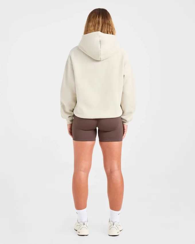 Oversized hoodie met ‘Athletics’-applicatie
