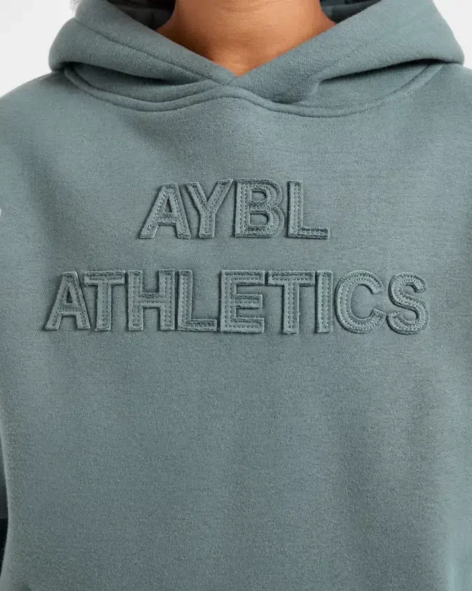 Oversized hoodie met ‘Athletics’-applicatie