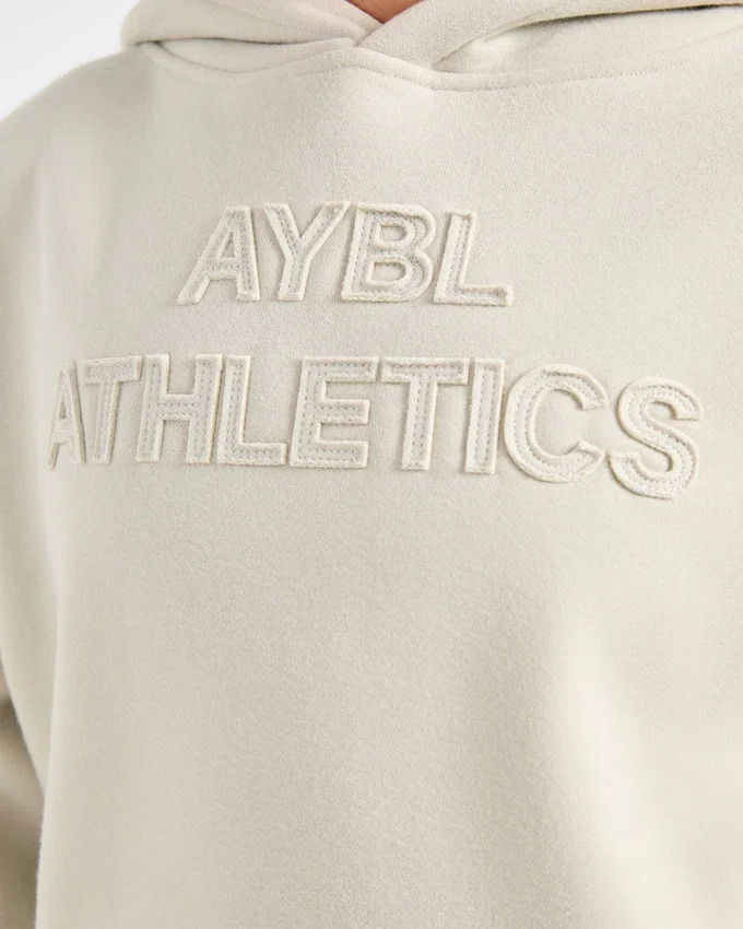 Oversized hoodie met ‘Athletics’-applicatie