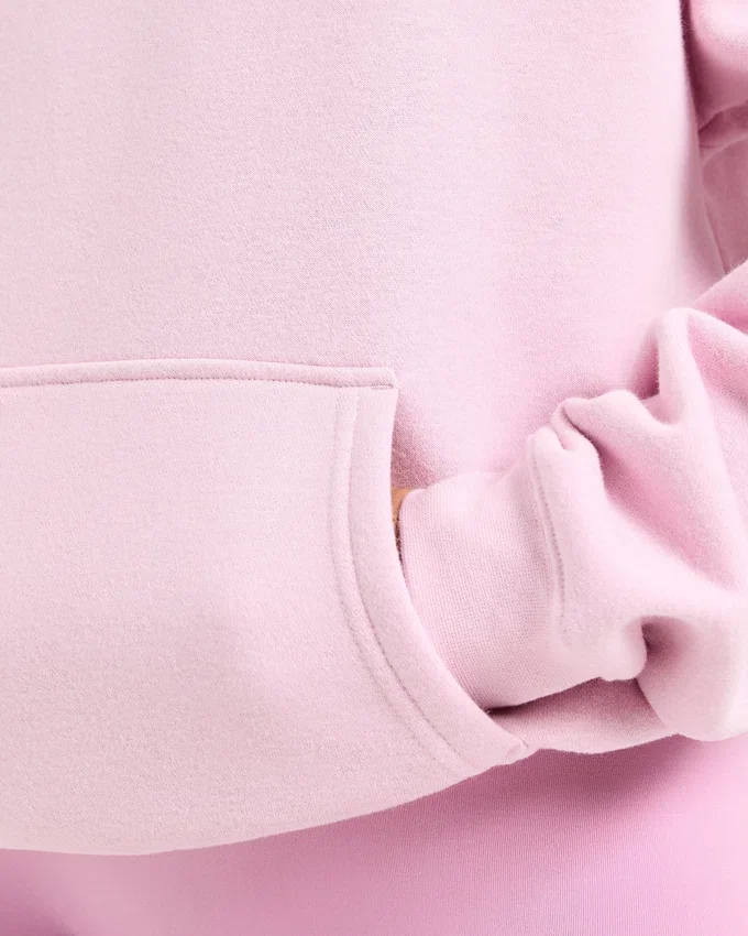 Oversized hoodie met ‘Athletics’-applicatie