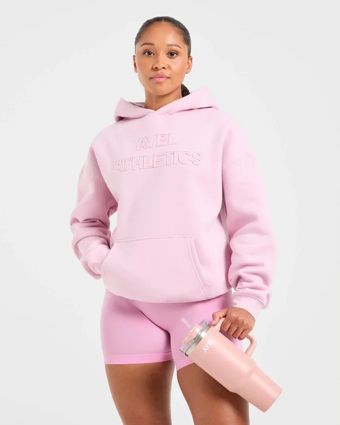 Oversized hoodie met ‘Athletics’-applicatie