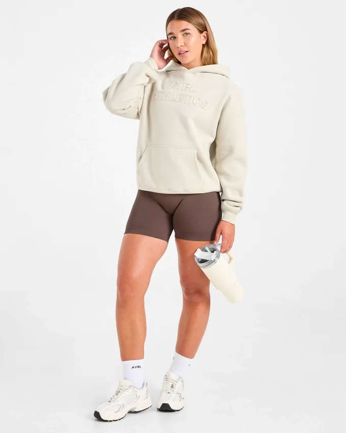 Oversized hoodie met ‘Athletics’-applicatie