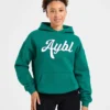 Oversized hoodie met geborduurd opschrift