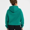 Oversized hoodie met geborduurd opschrift