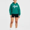 Oversized hoodie met geborduurd opschrift