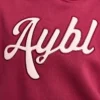 Oversized hoodie met geborduurd opschrift