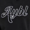 Oversized hoodie met geborduurd opschrift