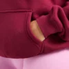 Oversized hoodie met geborduurd opschrift