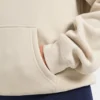 Oversized hoodie met geborduurd opschrift