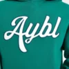 Oversized hoodie met geborduurd opschrift