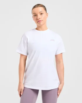 Oversized T-shirt met ‘Strong Women’-print