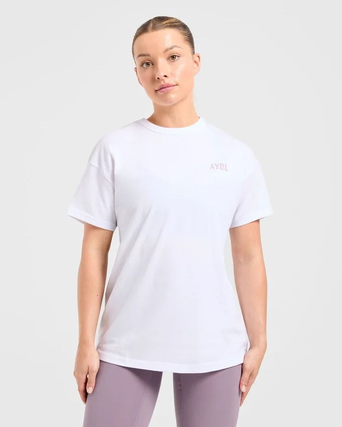 Oversized T-shirt met ‘Strong Women’-print