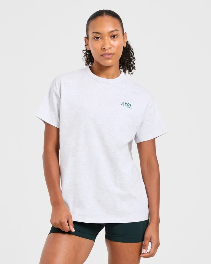 Oversized T-shirt met ‘Strong Women’-print