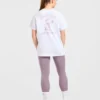 Oversized T-shirt met ‘Strong Women’-print
