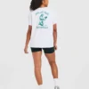 Oversized T-shirt met ‘Strong Women’-print