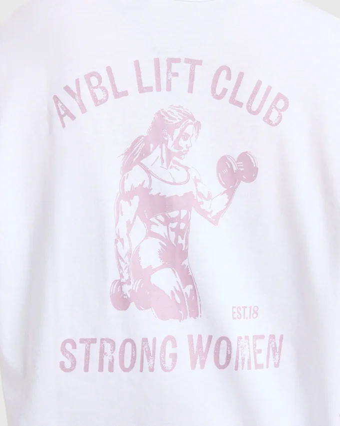 Oversized T-shirt met ‘Strong Women’-print
