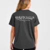 Oversized T-shirt van de atletiekclub