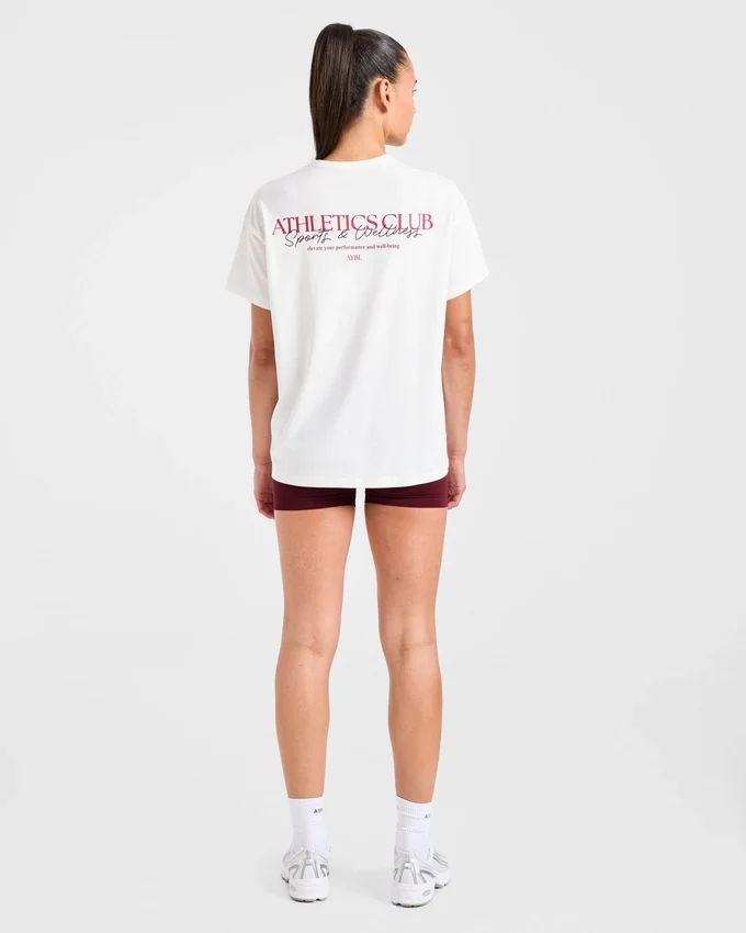 Oversized T-shirt van de atletiekclub