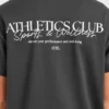 Oversized T-shirt van de atletiekclub