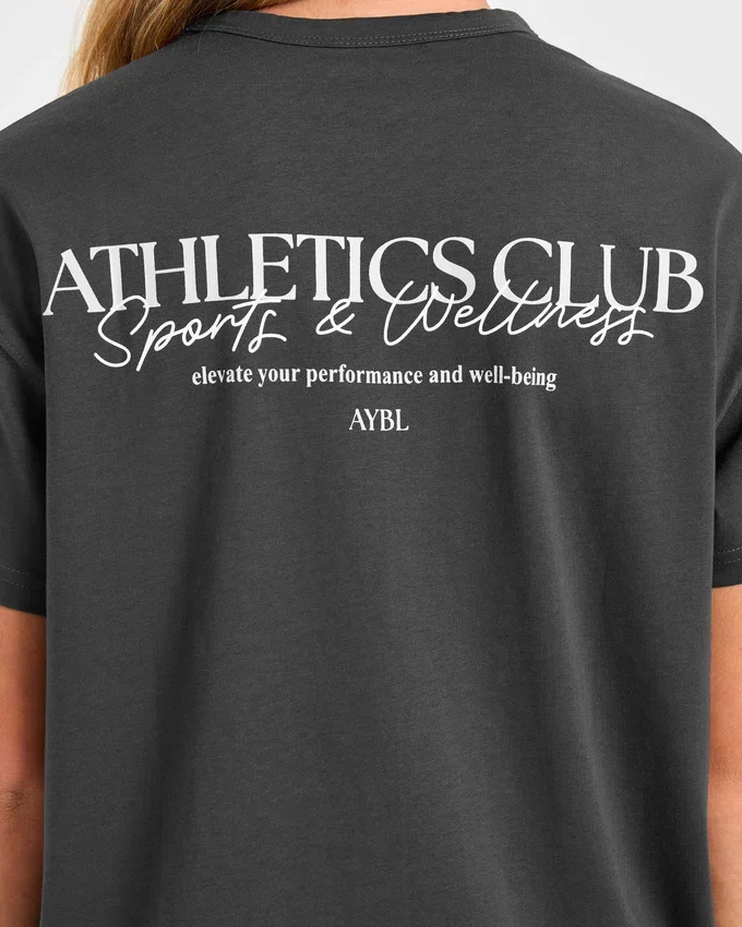 Oversized T-shirt van de atletiekclub