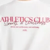 Oversized T-shirt van de atletiekclub