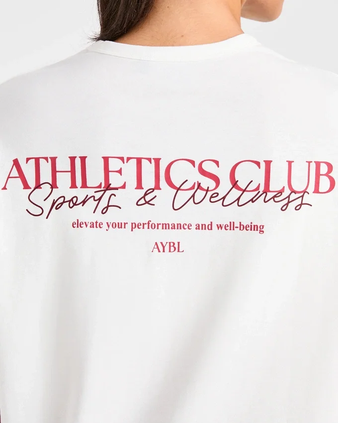Oversized T-shirt van de atletiekclub