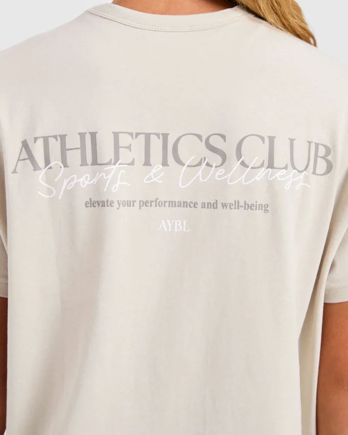 Oversized T-shirt van de atletiekclub