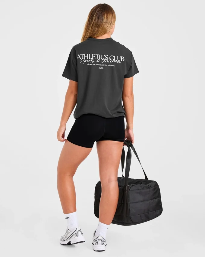 Oversized T-shirt van de atletiekclub