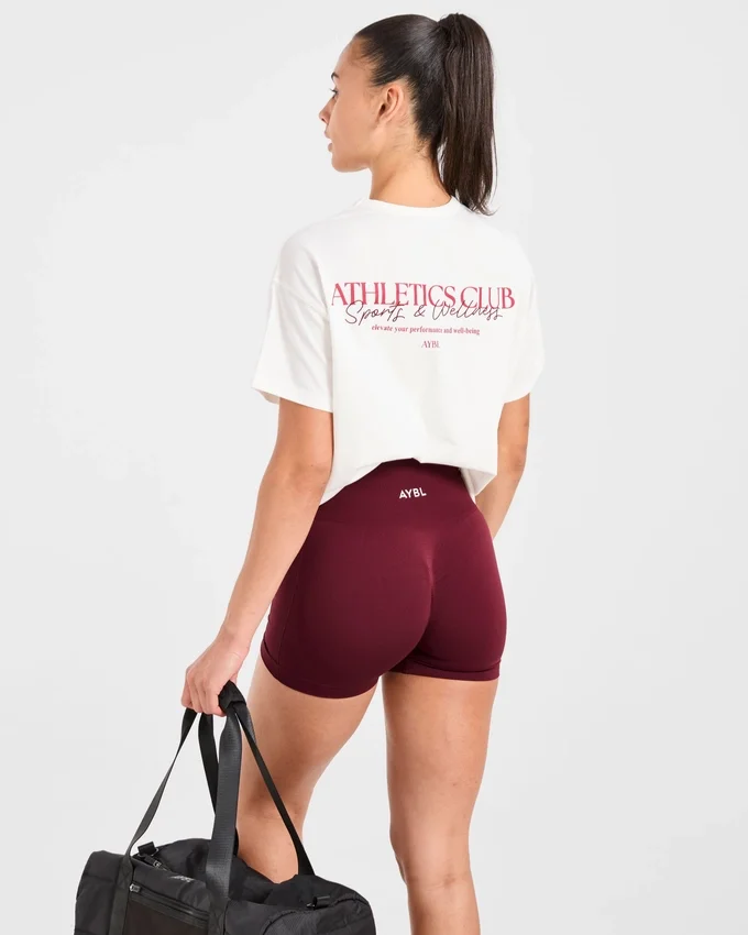 Oversized T-shirt van de atletiekclub
