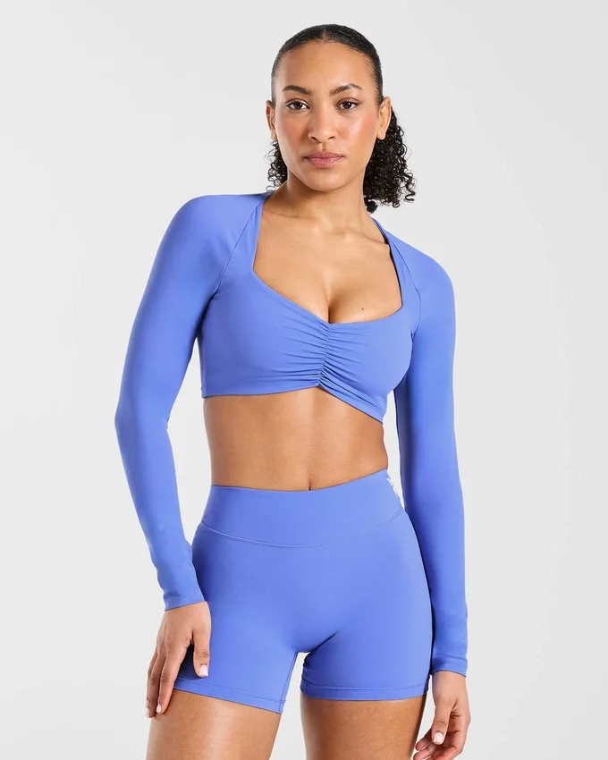 Physique crop top met lange mouwen