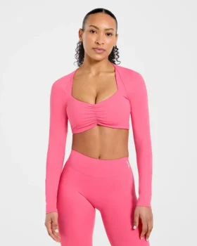 Physique crop top met lange mouwen