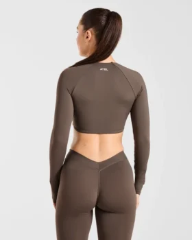 Physique crop top met lange mouwen