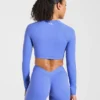 Physique crop top met lange mouwen