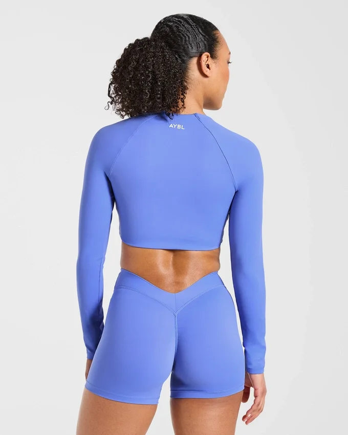 Physique crop top met lange mouwen