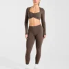 Physique crop top met lange mouwen
