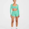 Physique crop top met lange mouwen