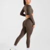 Physique crop top met lange mouwen