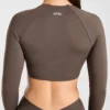 Physique crop top met lange mouwen