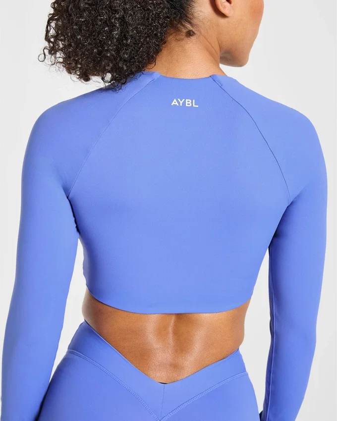 Physique crop top met lange mouwen