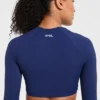 Physique crop top met lange mouwen