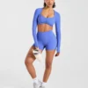 Physique crop top met lange mouwen