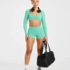 Physique crop top met lange mouwen