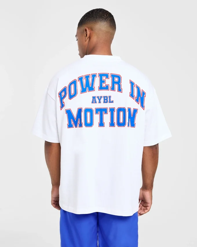 Power In Motion oversized T-shirt with Motion