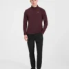 Precision Hybrid-trui met 1/4-ritssluiting