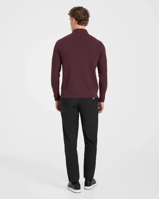 Precision Hybrid-trui met 1/4-ritssluiting