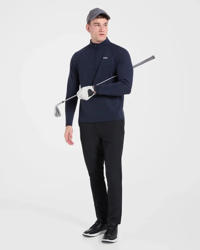Precision Hybrid-trui met 1/4-ritssluiting